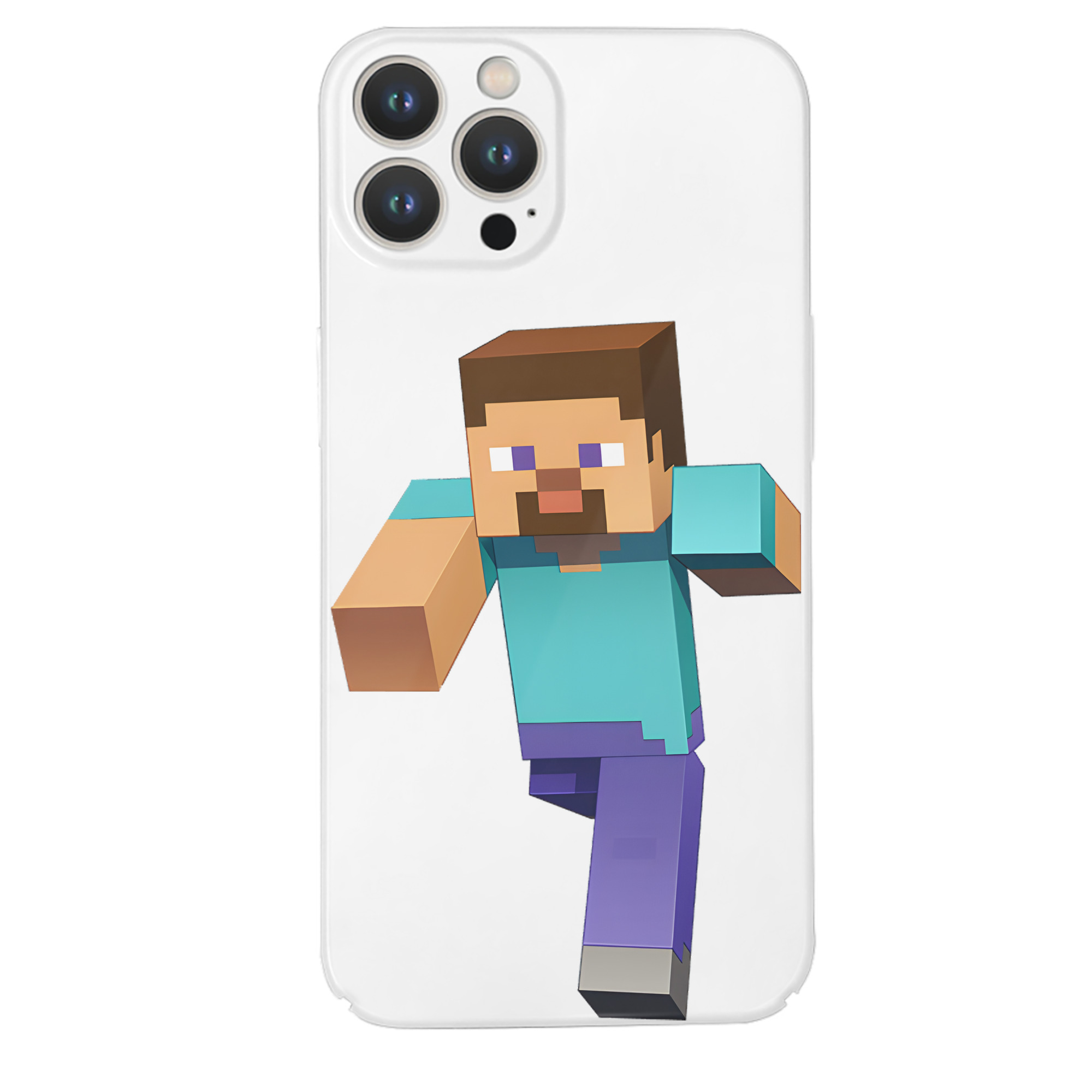 （画像用） マインクラフト ブロックの世界 Minecraft MC Block world 【iPhone 14シリーズ対応】ハードケース